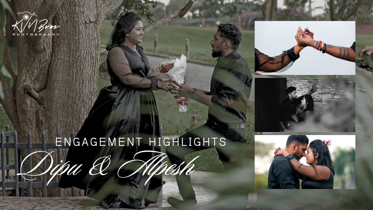 Dipu & Alpesh | Engagement Highlights | A Celebration of Love | KVNBros