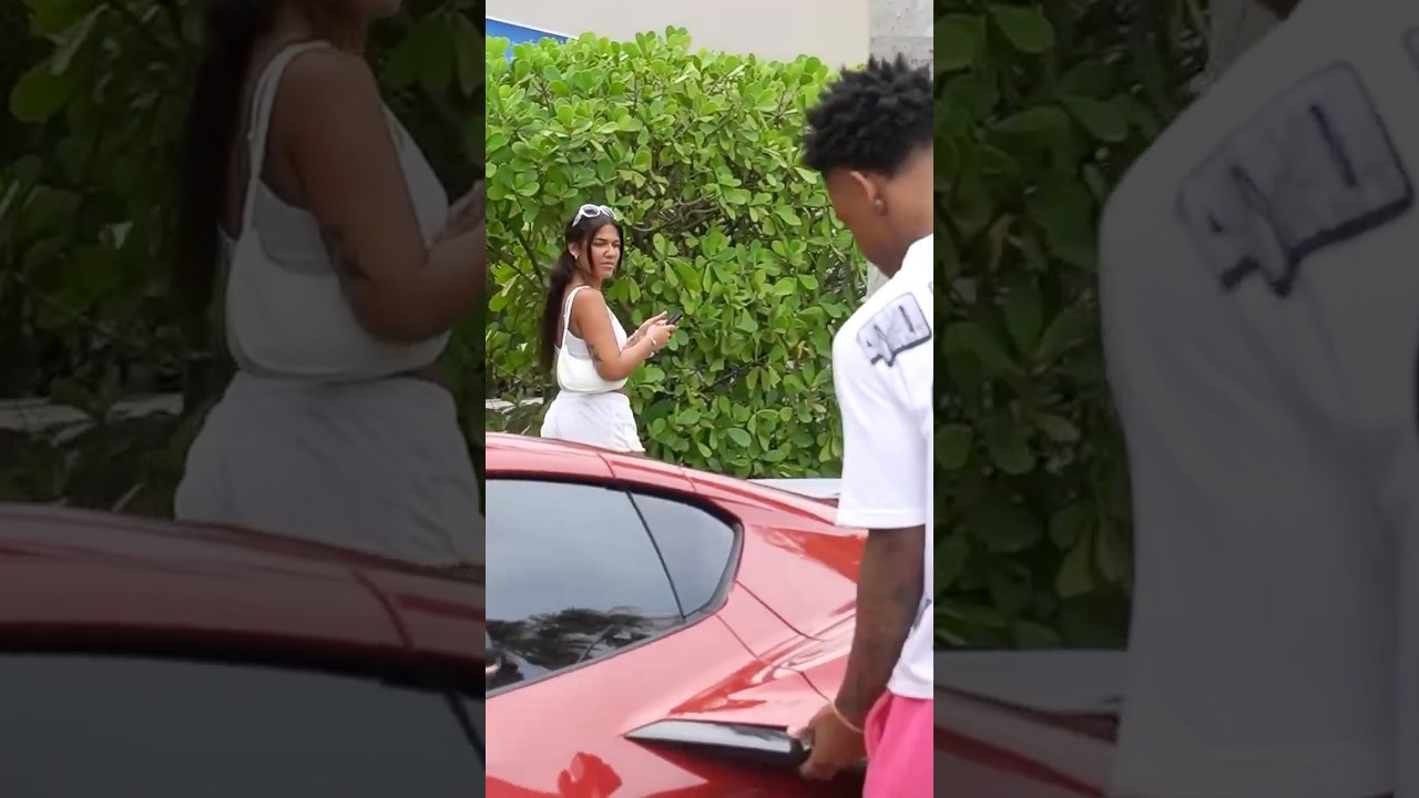 GOLD DIGGER SAW THE CAR 😈 THEN THIS HAPPENED!!! #ticodior #golddigger #shorts