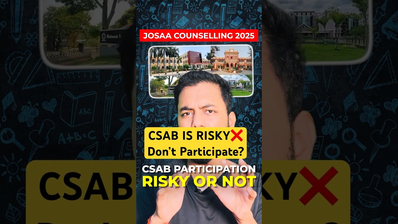 Urgent ‼️ News|CSAB Is Risky or Not❌|Csab Counselling 2025 Process|Csab Counselling Cutoff