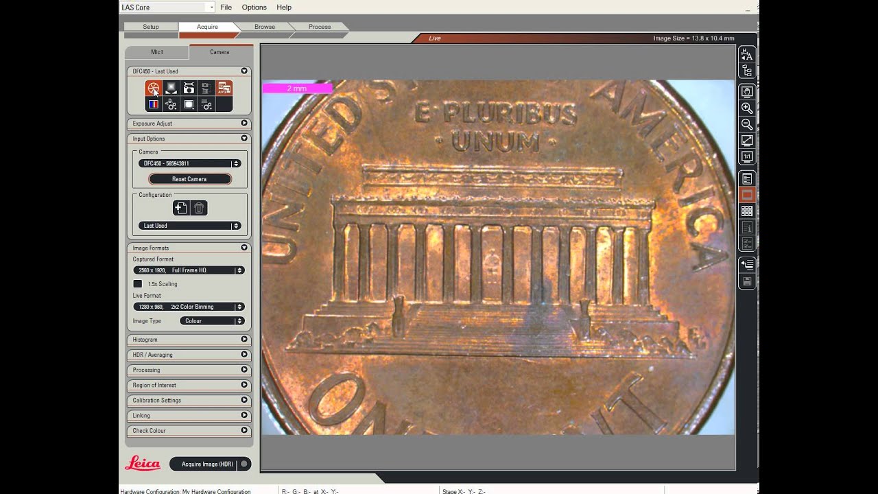 Using the Leica Application Suite