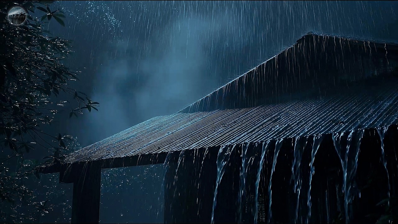 Try Listening for 4 Minutes ⛈️ You Will Sleep Soundly with Rain & Thunder in the Farm House at Night