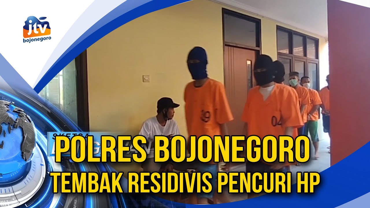 Polres Bojonegoro Tembak Residivis Pencuri HP