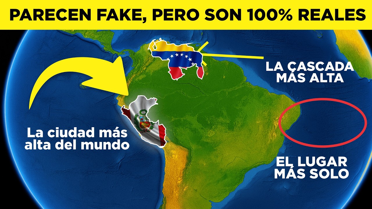 50 Récords Geográficos Que Parecen Falsos (Pero Son 100% Reales)
