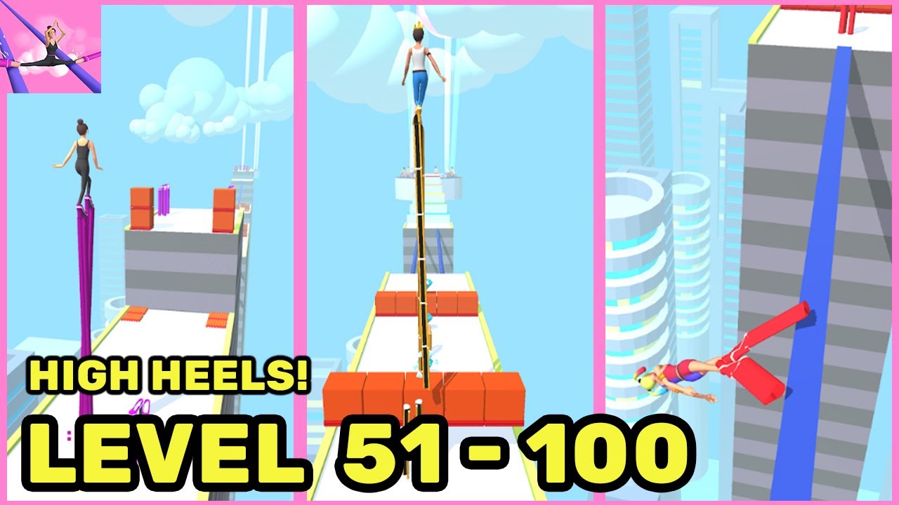 High Heels Gameplay - All Level 51-100  (Android, IOS) | Android Gameplay