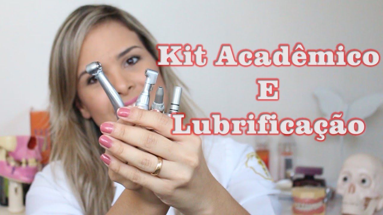 Kit acadêmico e como lubrificar as canetas rotatórias