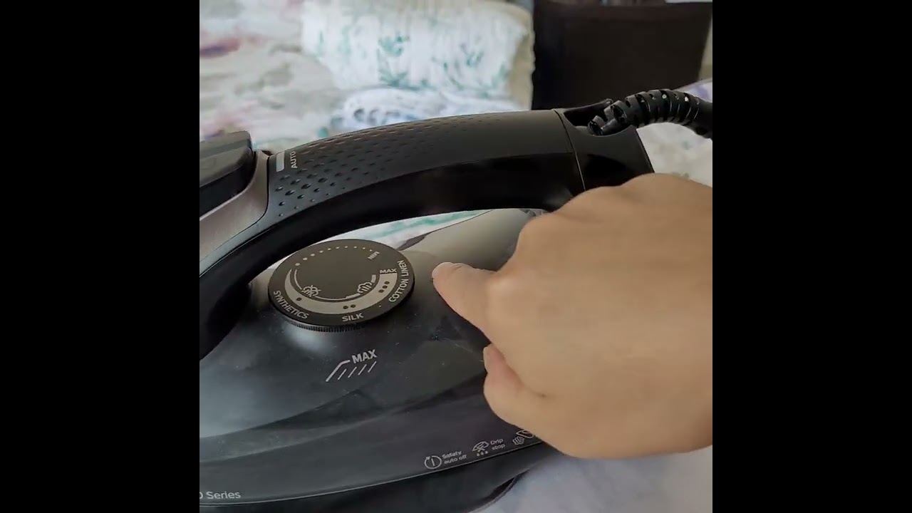 How to use Philips 5000 series steam iron #tutorial