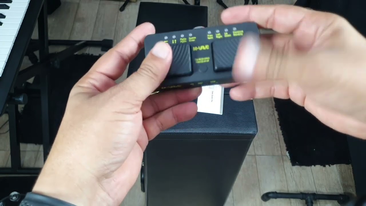 Unboxing e Review do pedal bluetooth M-vave
