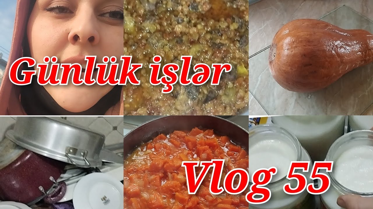 GÜNLÜK İŞLƏRDƏN VLOG 🔴 VLOG 55  #vlog #gündəlikvlog #günlükvlog 