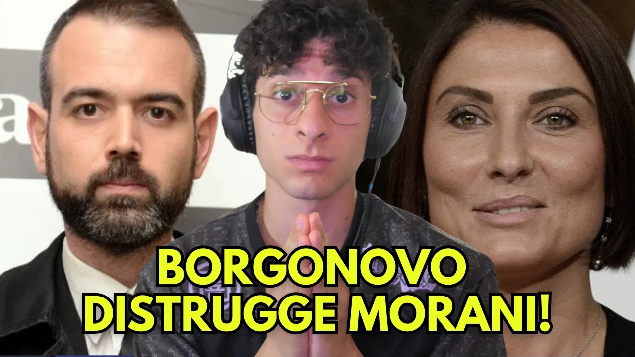 CLAMOROSO: Borgonovo ANNIENTA Morani sulla libert&agrave; di pensiero
