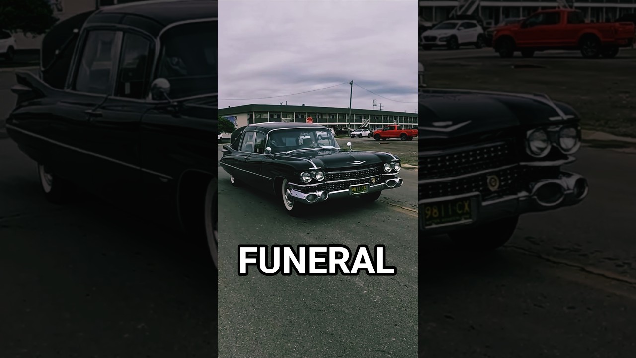 WHO DIED❓World's Longest Funeral Procession ⚰️ Hearse Mania 2025 #halloween #hearse #carshow