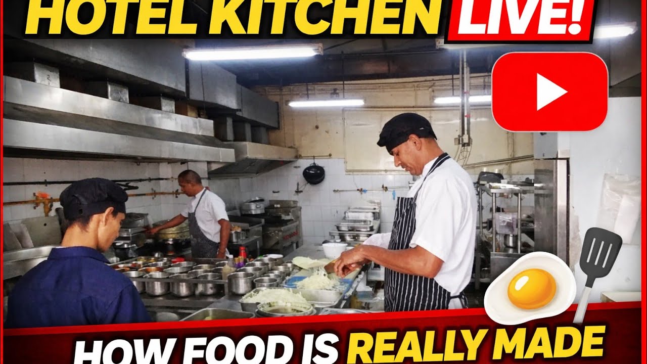 Hotel Kitchen Live | How Food is Really Made 🍳