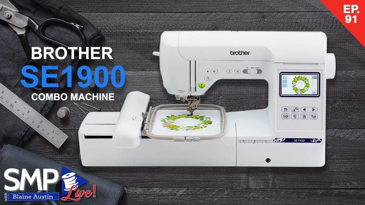 Brother SE1900 Sewing And Embroidery Machine - In Depth Demonstration