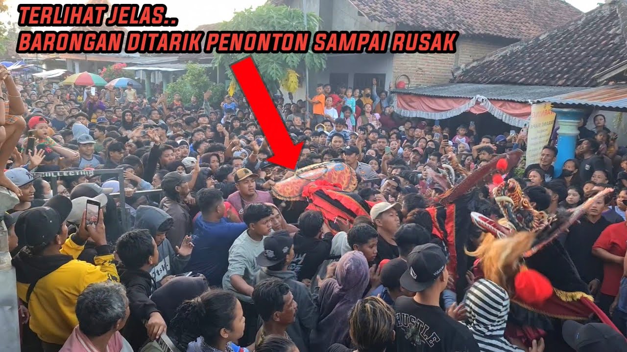 KISRUHH.. BARONGAN DITARIK PENONTON❗️JARANAN NEW PANJALU PUTRO Live Sumberagung Wates Kediri