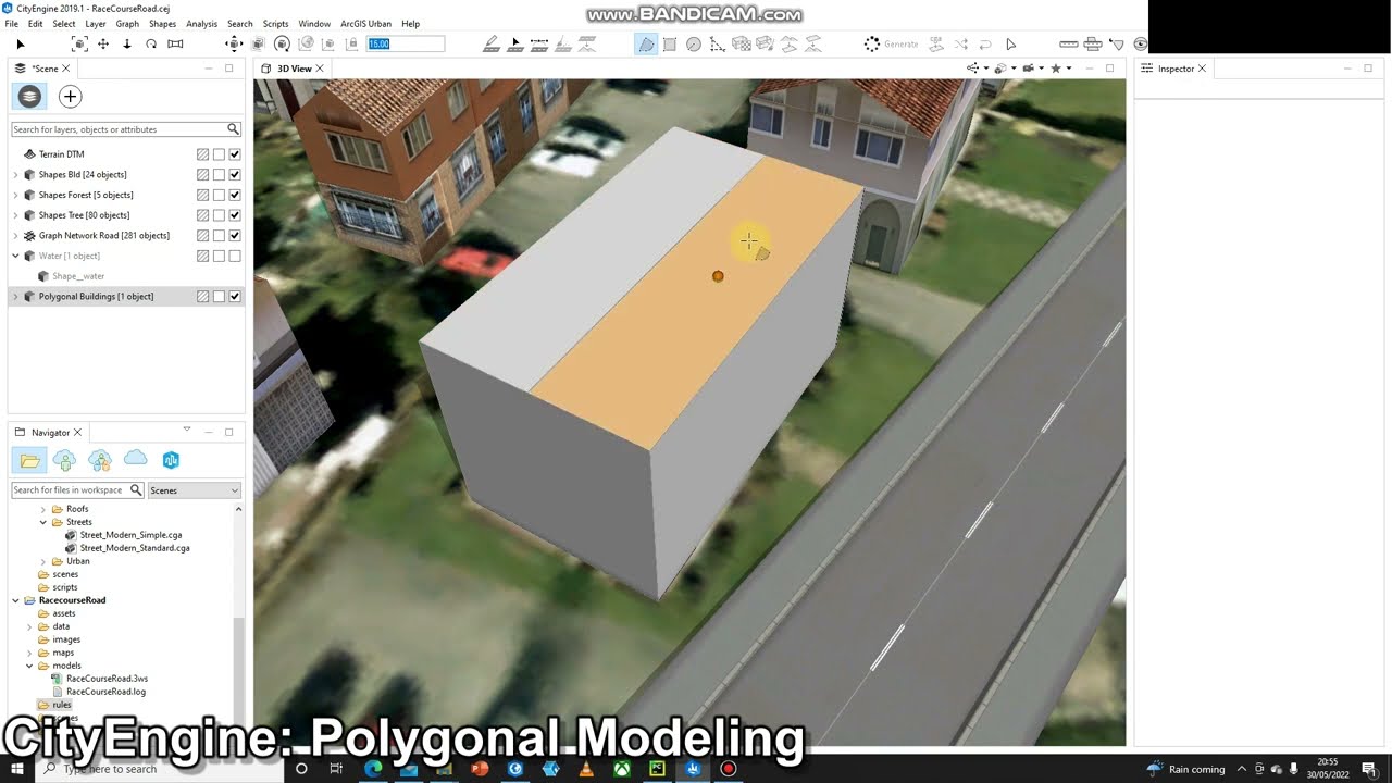 CityEngine: Polygonal Modelling Demo