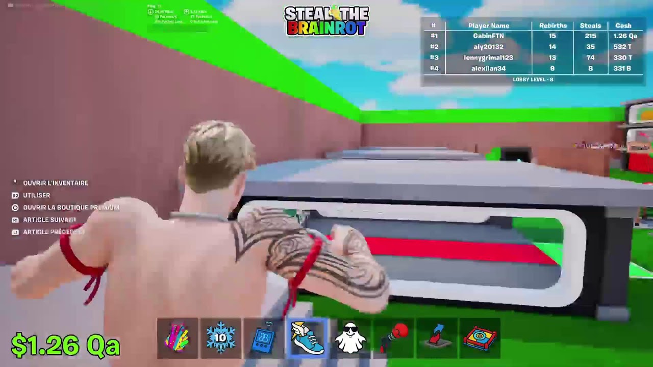 🔴Live Fortnite steel the brainrot venez traid!