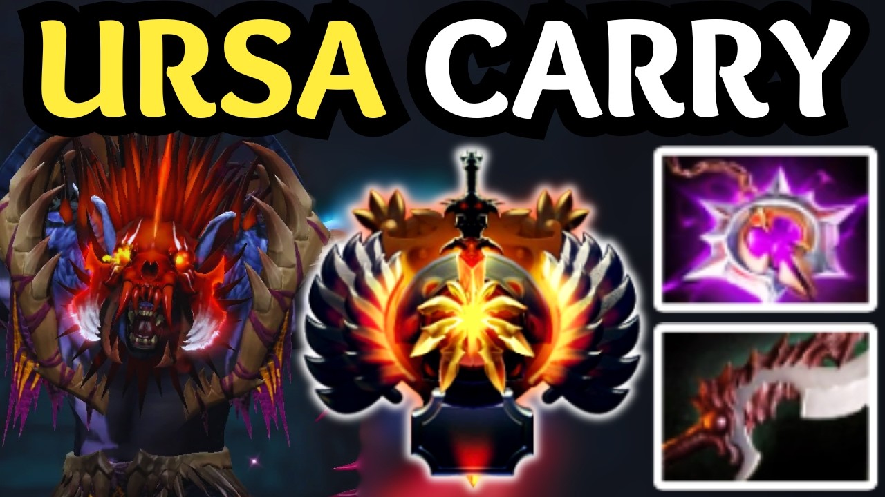 🔥 URSA CARRY IS BROKEN — BLINK + FURY INSANE DAMAGE | DOTA 2 🔥