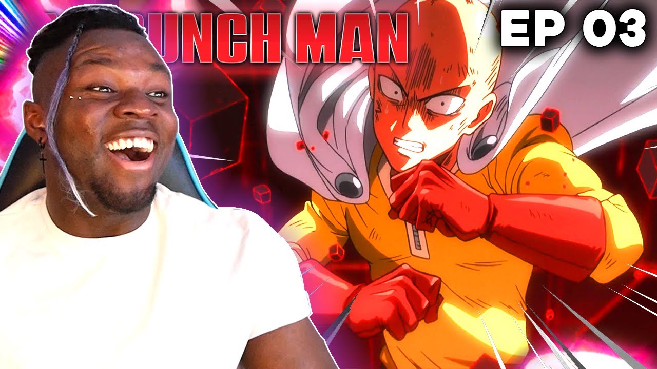 SAITAMA VS SCARAVAGEUR ! 💥 SON ENTRAÎNEMENT ULTIME ! | ONE PUNCH MAN ÉPISODE 03 - RÉACTION FR