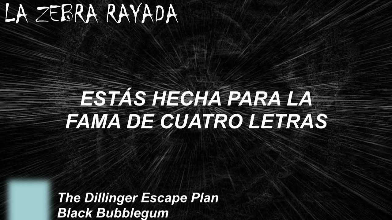 The Dillinger Escape Plan - Black Bubblegum (Sub Espa&ntilde;ol)