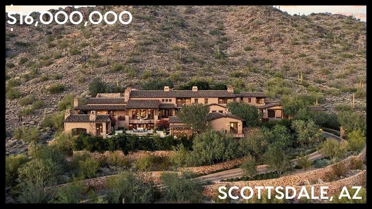 $16,000,000 LUXURY REAL ESTATE TOUR - SCOTTSDALE, AZ