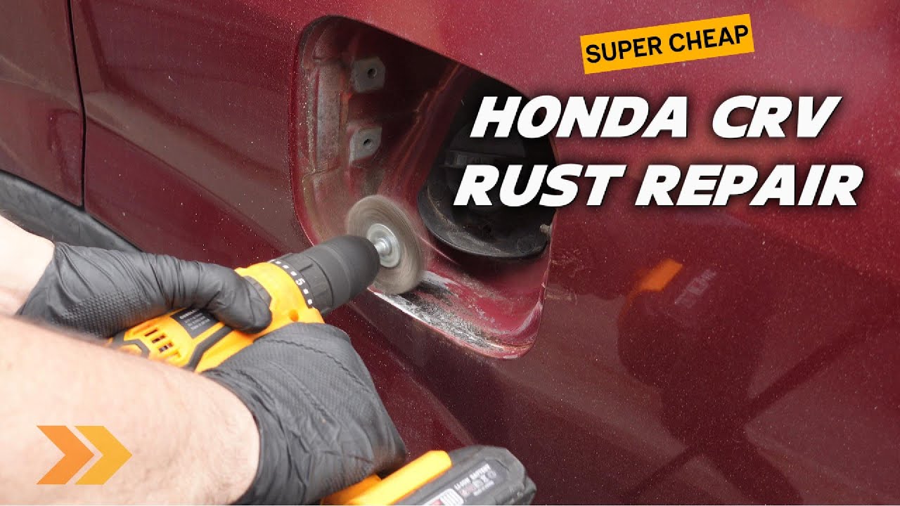 2004 Honda CRV Rust Repair (Super Cheap!)