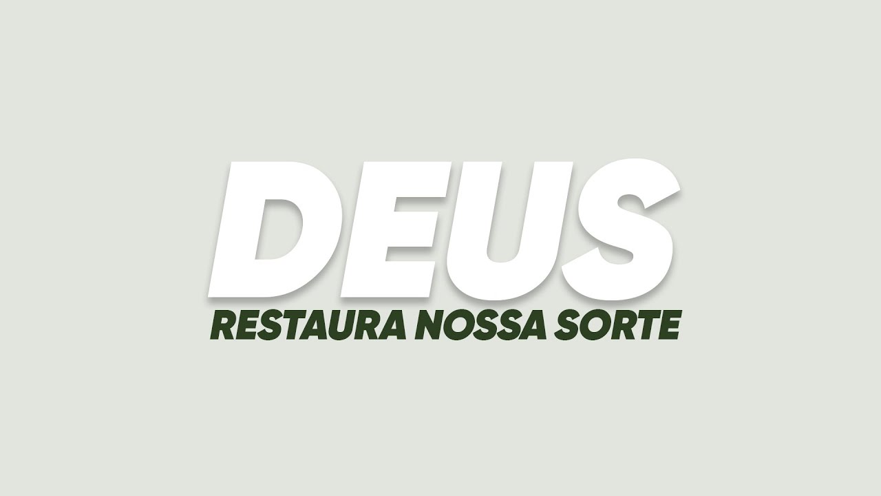 PASTOR ADONIAS ALVES  - DEUS RESTAURA NOSSA SORTE