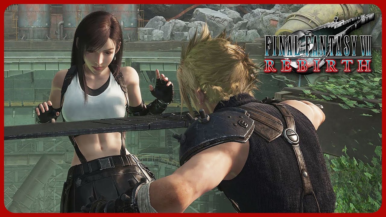 Cloud attacks Tifa close up ( freecam ) - Final Fantasy 7 Rebirth PC