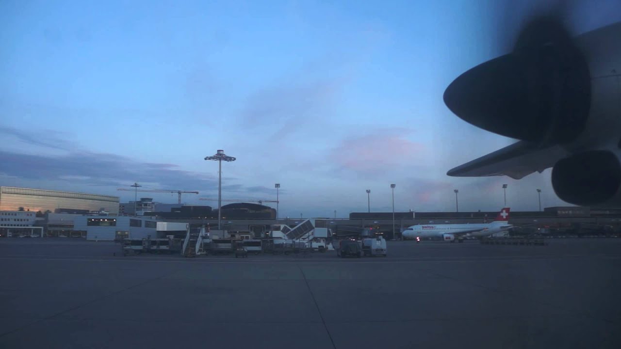 Etihad Regional - Landing in Zurich RWY28 (ATR 72-212A) (HB-ACC)