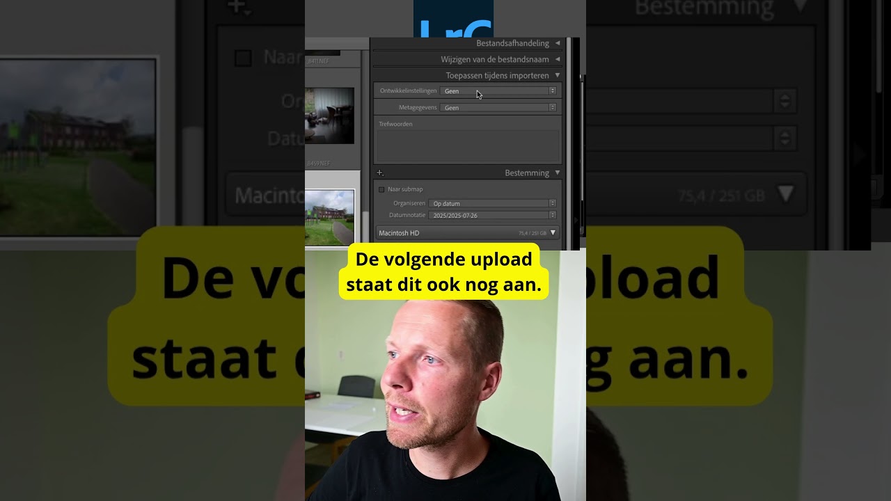 fotos bewerken tijdens het uploaden. #ai #lightroom #bewerken #fotografie