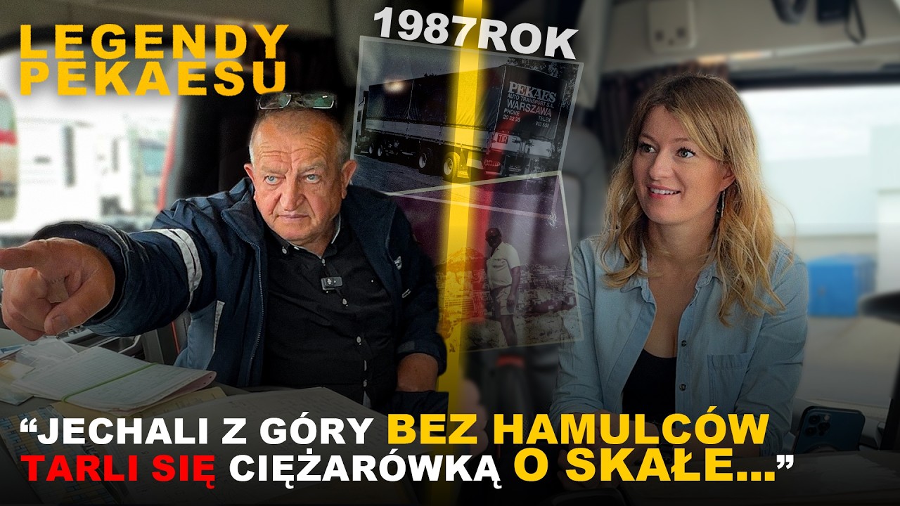 Wjechał WE MNIE, żeby WYHAMOWAĆ swoją ciężarówkę... LEGENDY PEKAESU