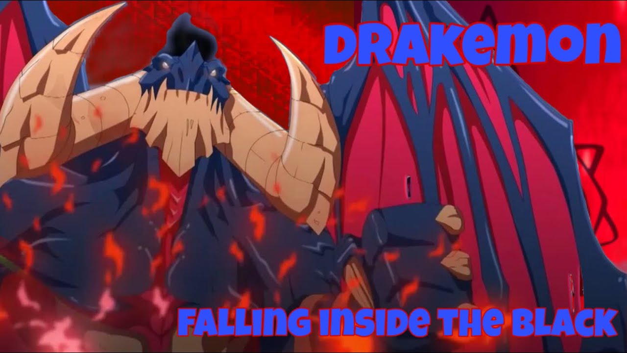 treek/drakemon tribute (dinofroz) falling inside the black