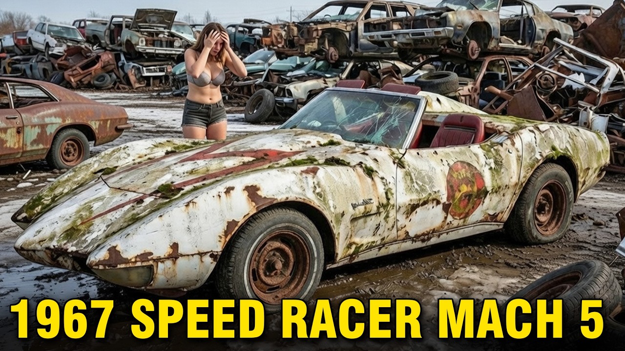 ASMR Car Restoration! The process of restoring a 1967 Speed ​​Racer Mach 5 from a scrap yard.