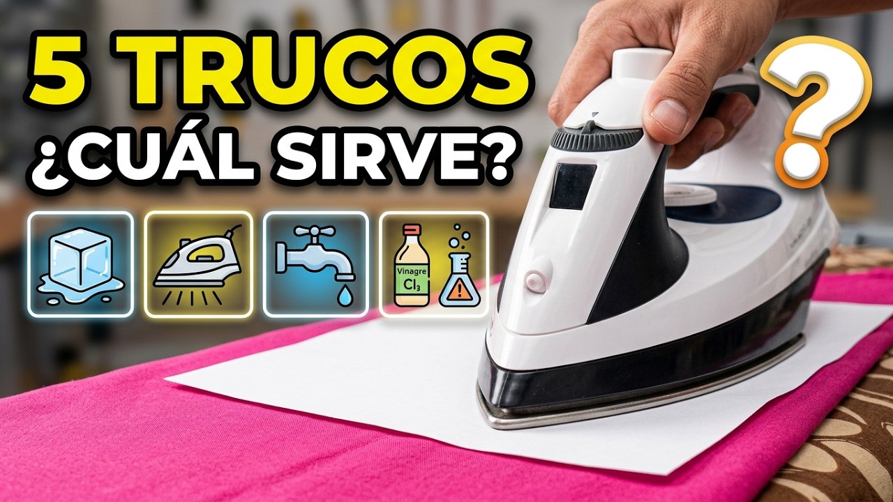5 TRUCOS PARA QUITAR CHICLE DE LA ROPA