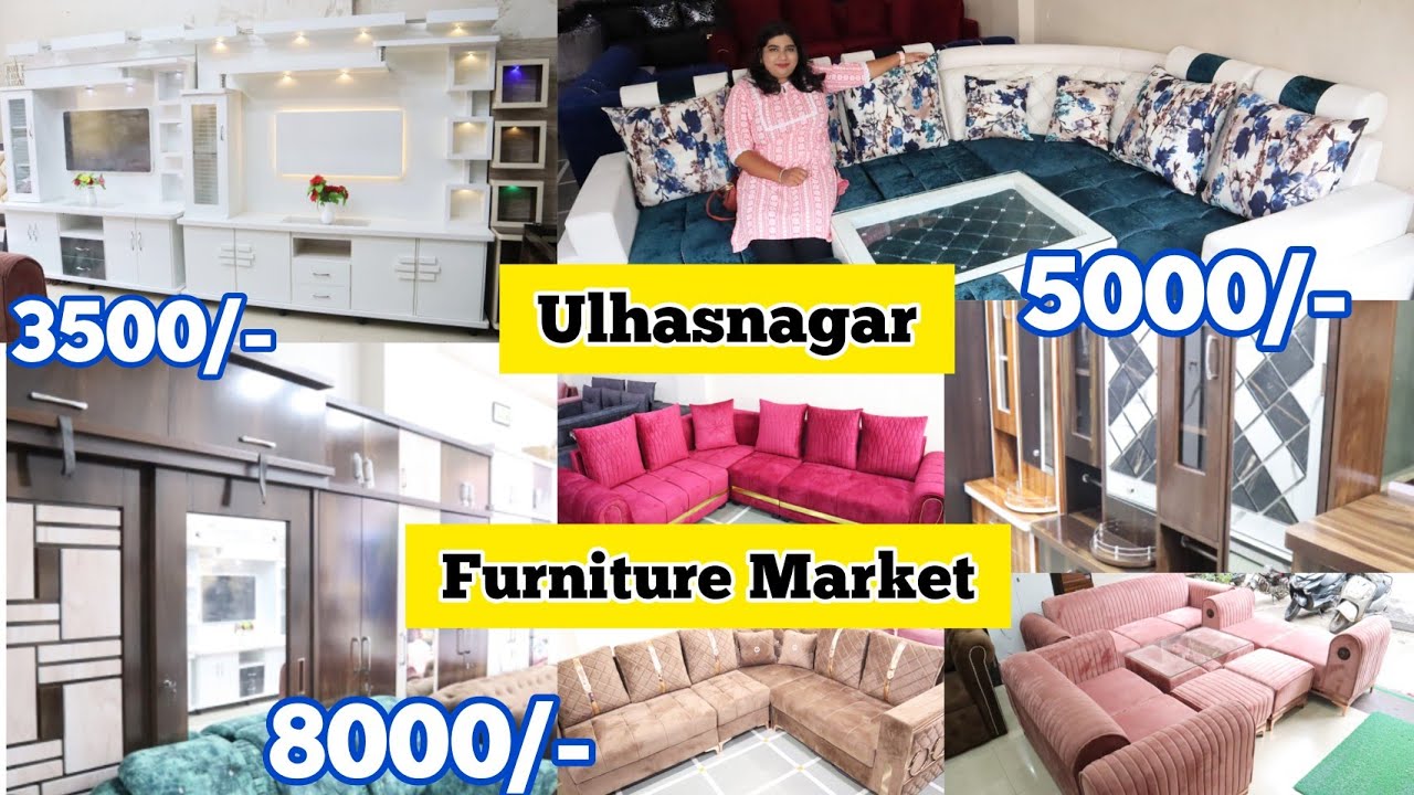 Ulhasnagar Furniture Market| Imported Sofa @12000| All types of Furniture| Jai Jhulelal Furniture