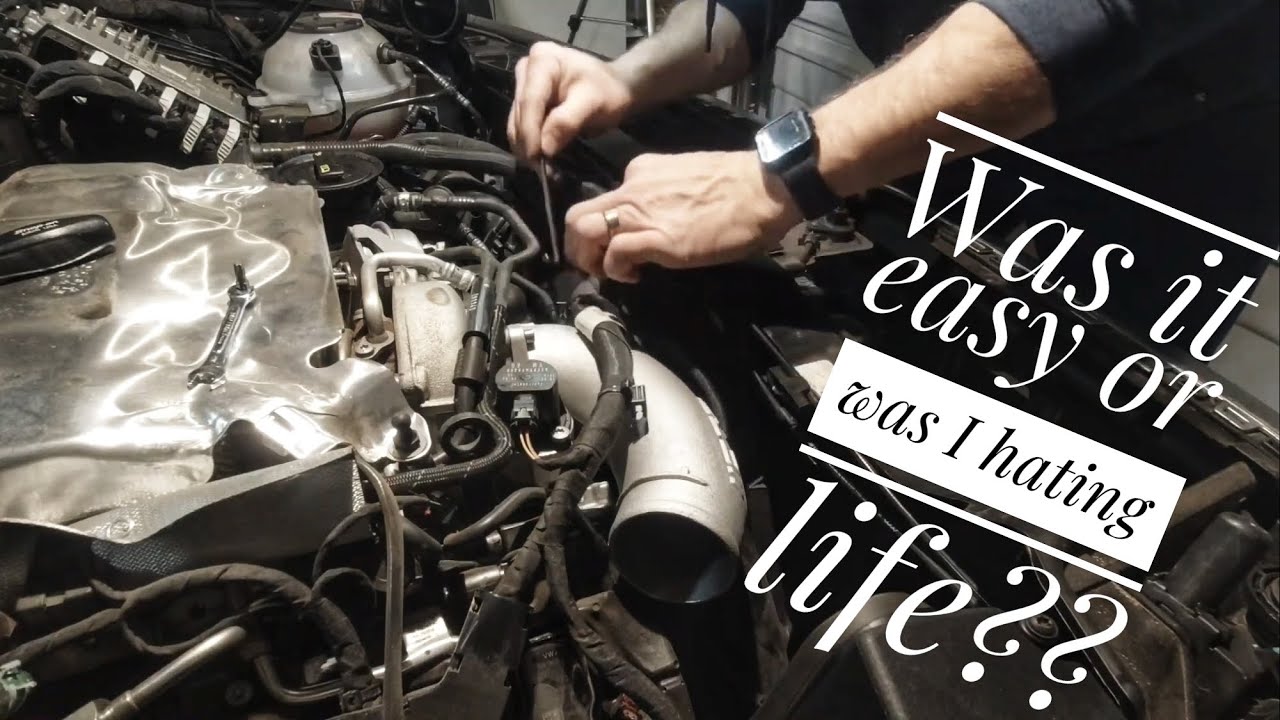 CTS turbo elbow install B9/B9.5 SQ5. Was it as hard as everyone says it is?