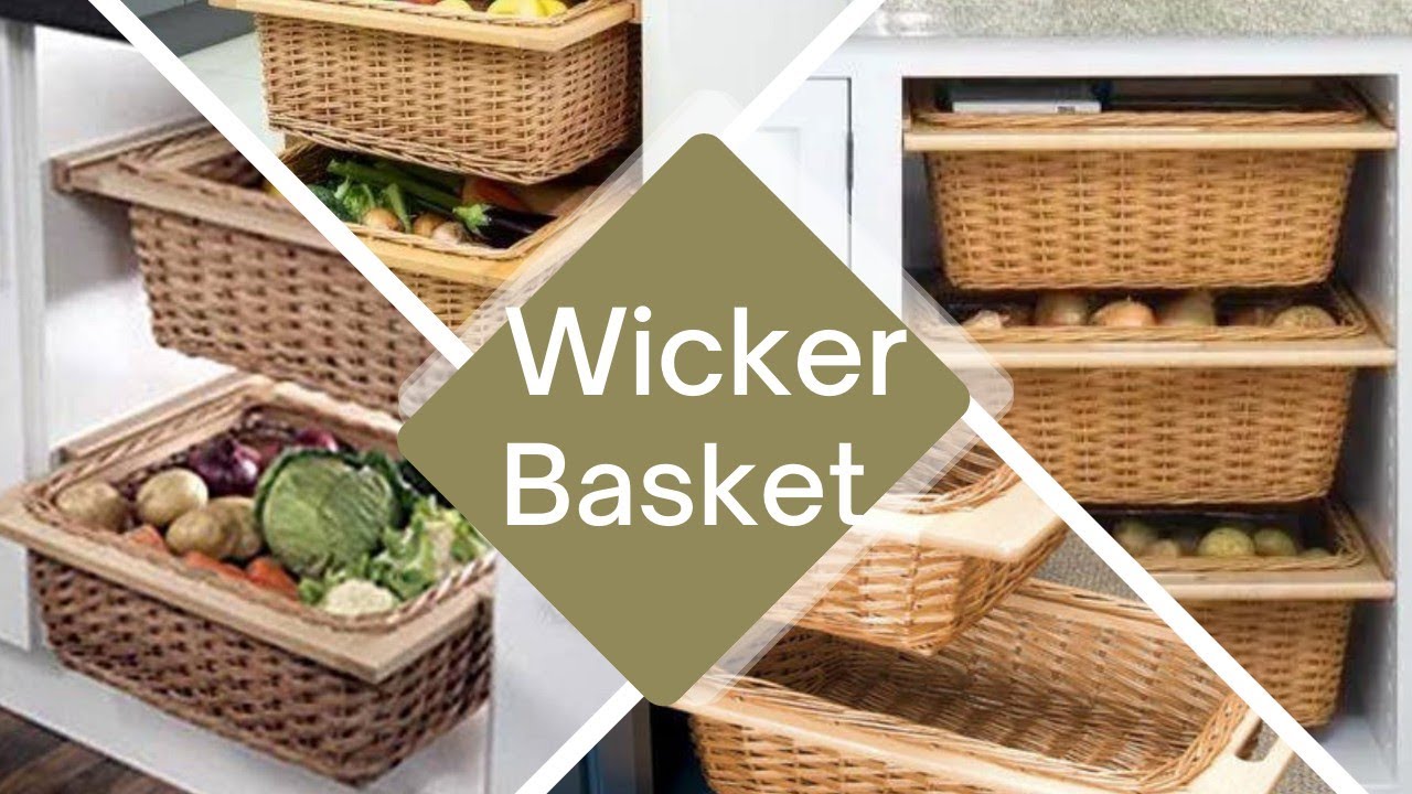 Modular Kitchen Wicker Basket |Wicker Basket for Kitchen Sizes |Wicker Basket Price |kitchen