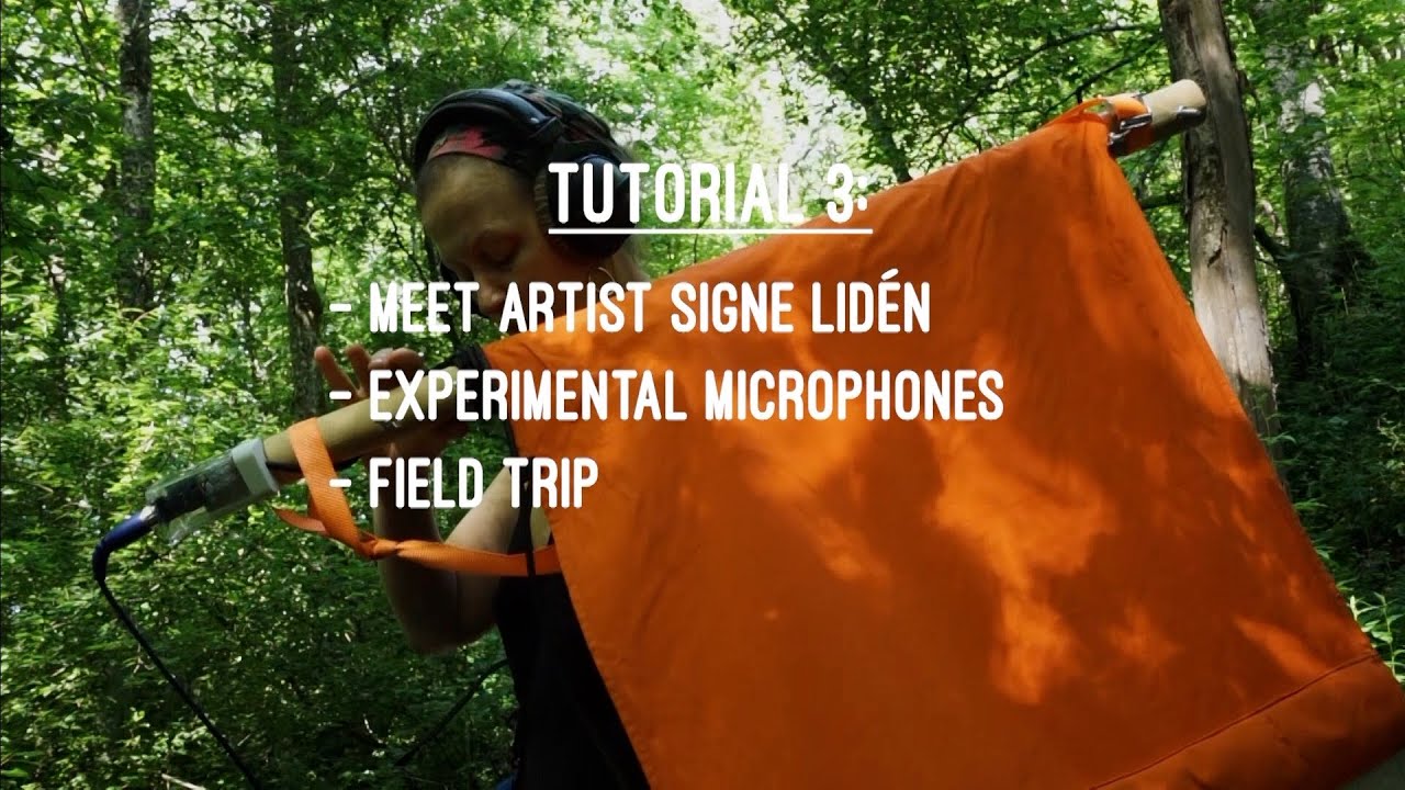 Jiska Huizing & Signe Lidén Tutorial - Microphones Part 3: Experimental microphones