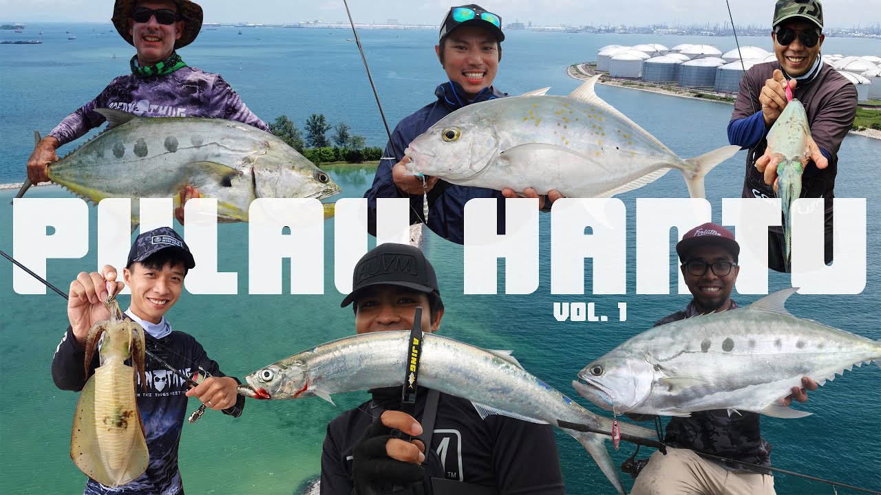 Pulau Hantu Besar Singapore Fishing Vol.1 | Light Jigging | Eging | Ajing