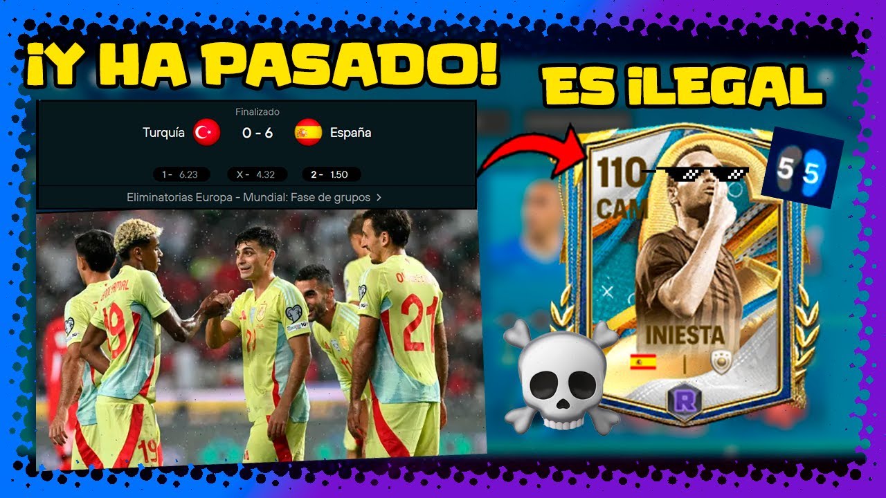 &iexcl;Atenci&oacute;n! 💣Iniesta GRL 110 y 5 de pie malo, apaguen todo 💣 FC Mobile
