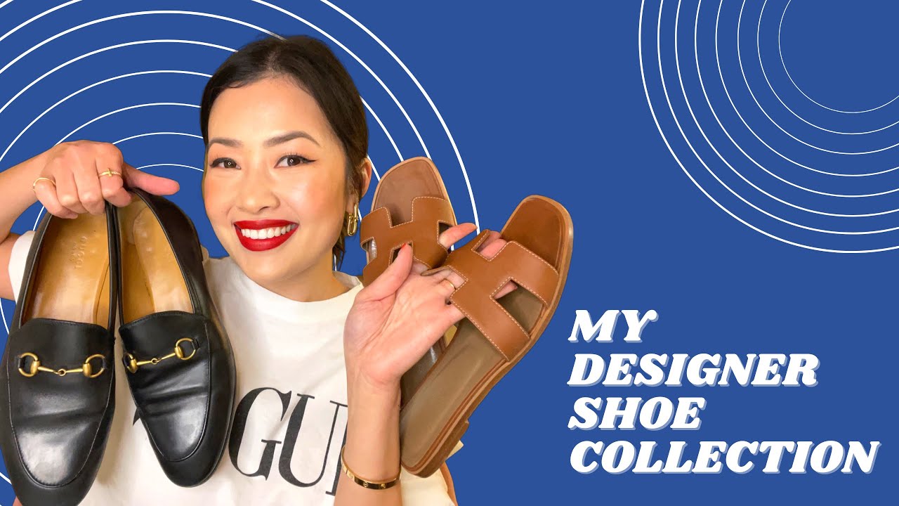 MY DESIGNER SHOE COLLECTION 2021 // GUCCI, SAINT LAURENT, HERMES, STUART WEITZMAN // Eileen's World