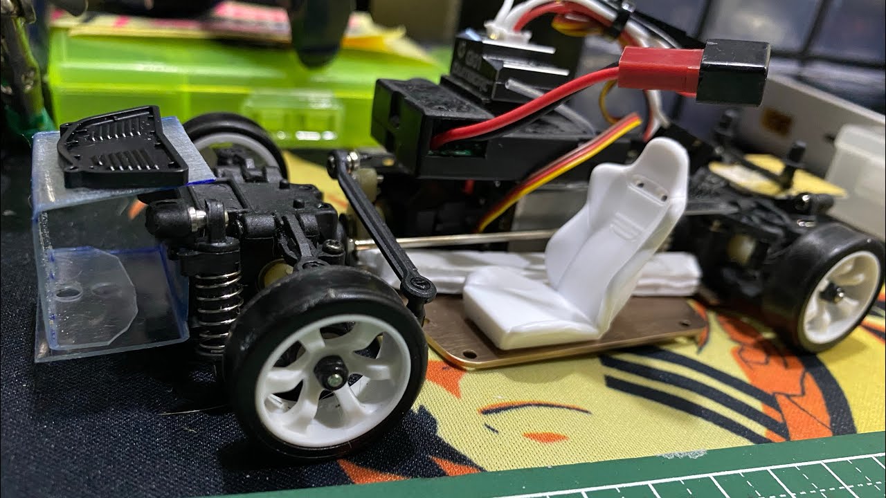 K969/989 RWD conversion Part 1. Gyro installation and setup. Dumborc G01 Gyro