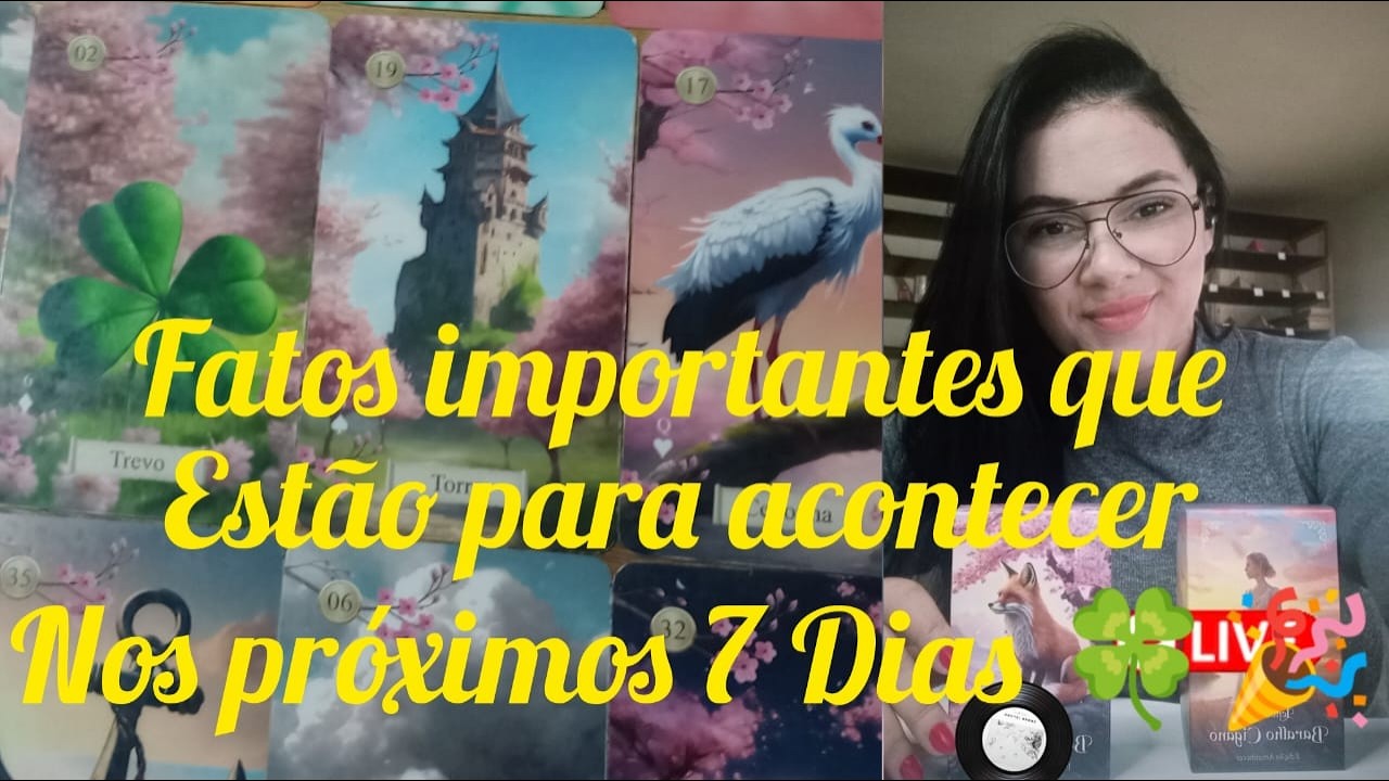 FATOS IMPORTANTES:Que estão para acontecer[NOS PRÓXIMOS 7 DIAS]🍀💰🔑#baralhocigano #tiragenscoletivas