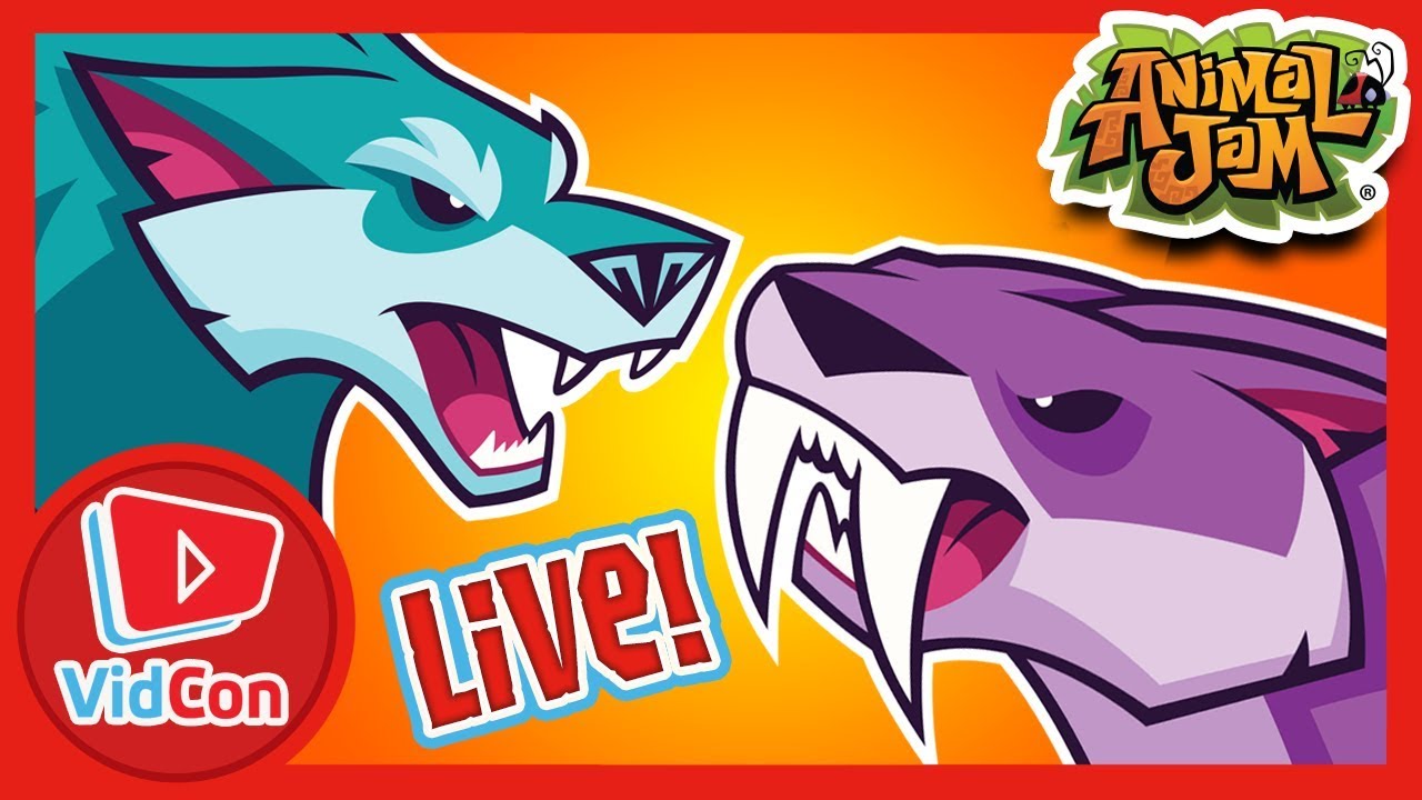 Team Direwolf vs Team Sabertooth Championship LIVE from VidCon! | Animal Jam & Play Wild