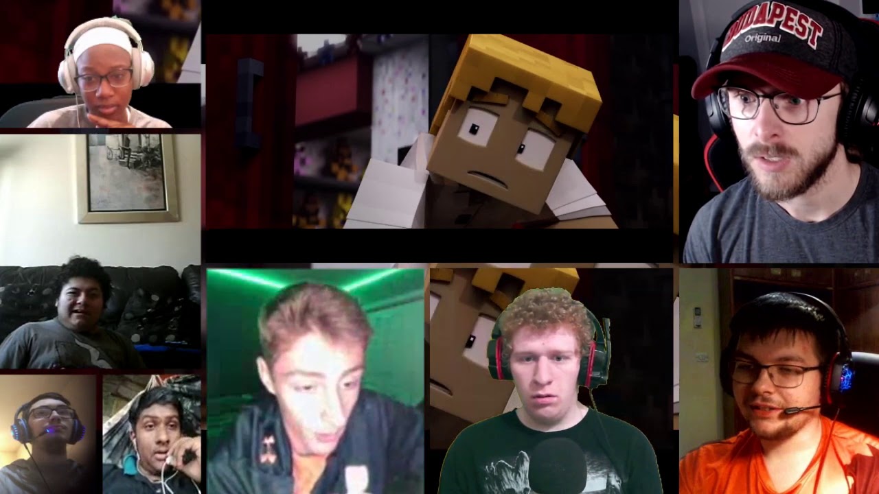 Drawn to the Bitter 2 : Charlotte | FNAF Minecraft Animated Short Film [REACTION MASH-UP]#1006