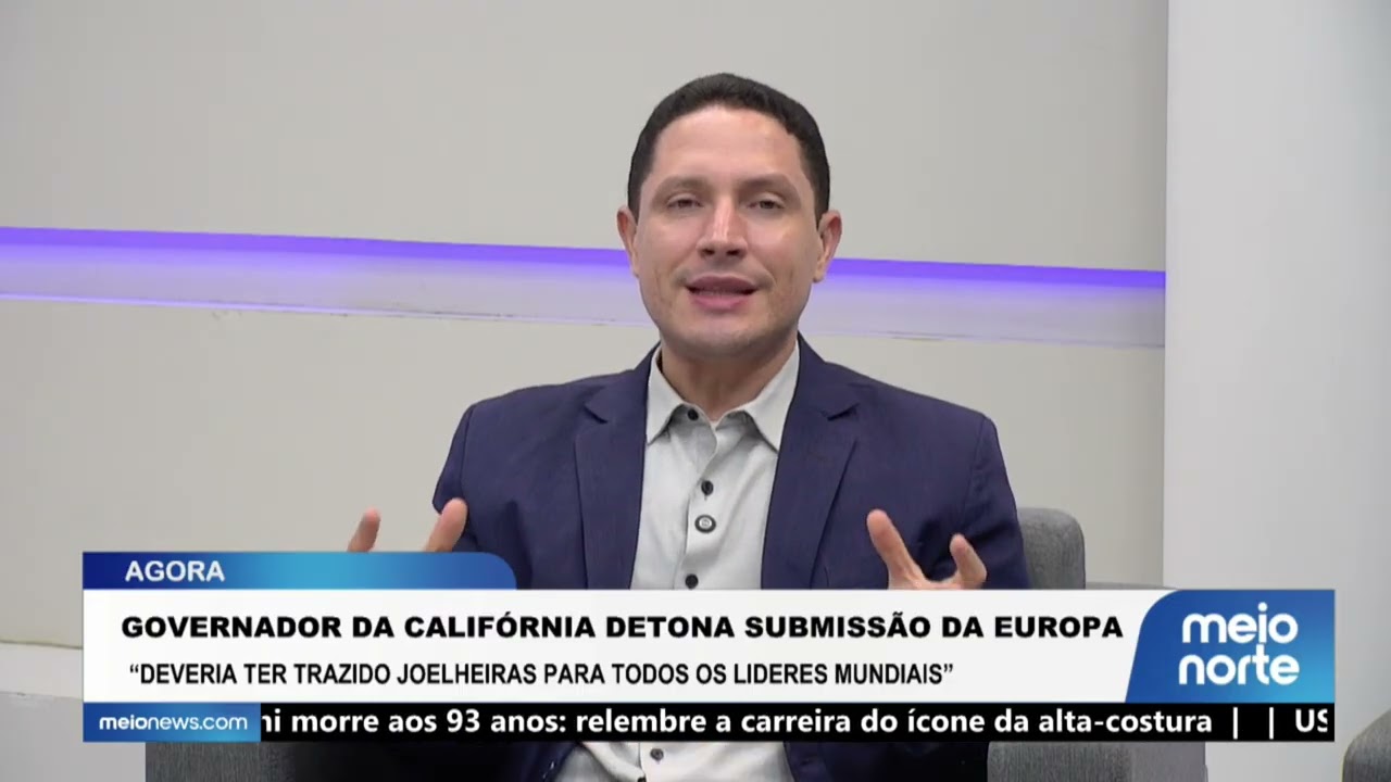 Governador da Califórnia detona submissão da Europa | Agora Brasil