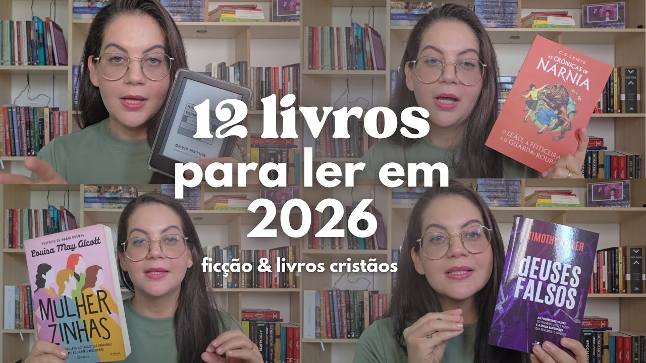 12 LIVROS PARA LER EM 2026