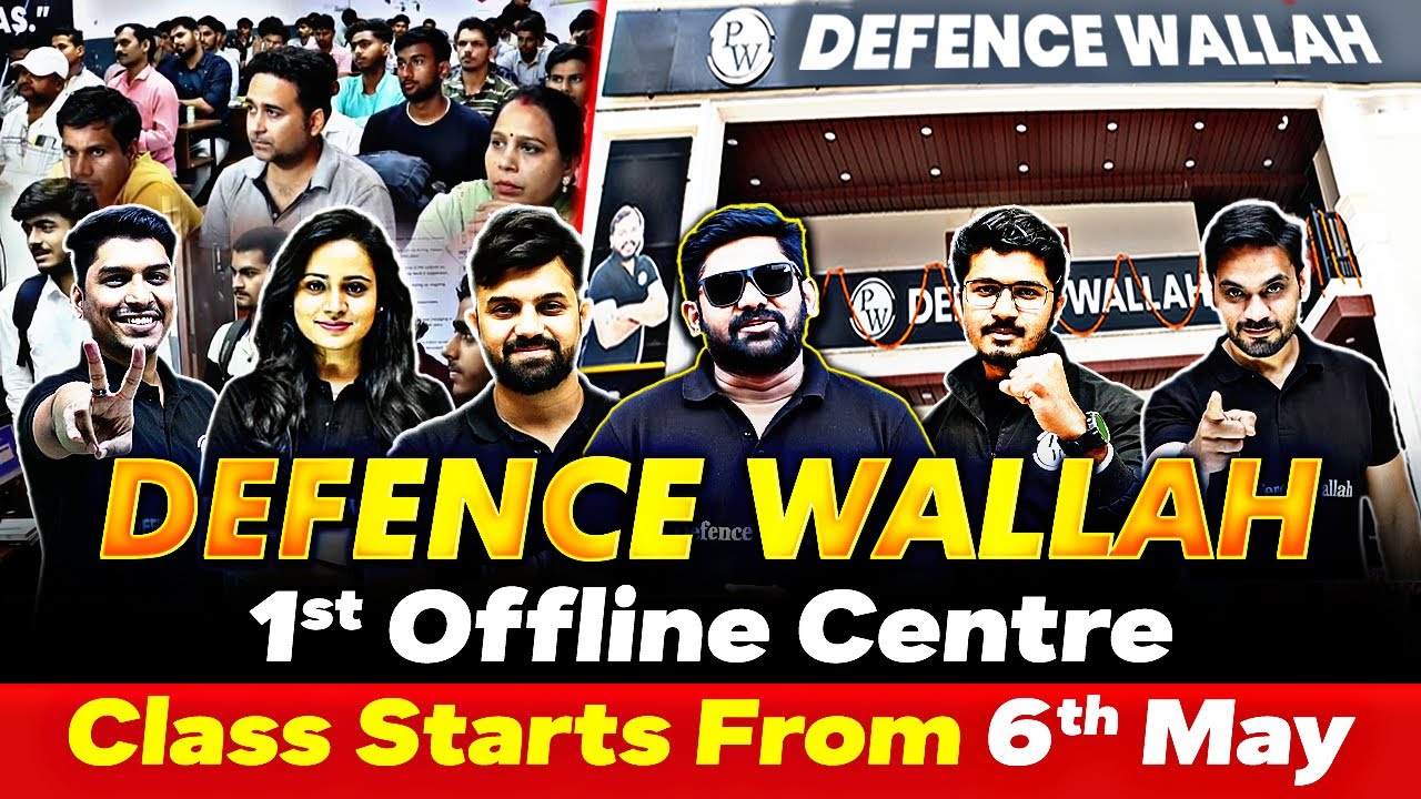 DW 1st Offline Centre🤩 | Offline Learning From Top Faculties | NDA-2, 2024