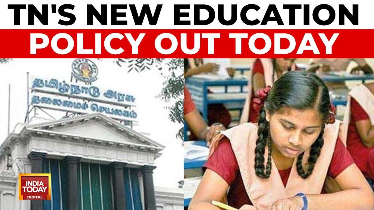 Tamil Nadu To Release State Education Policy; Countering NEP, 3-Language System | India Today News