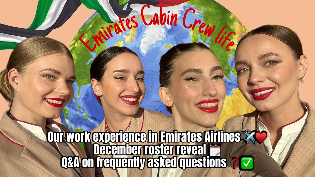Работа стюардессами в Emirates:Часто задаваемые вопросы, испытательный срок и наш декабрьский ростер