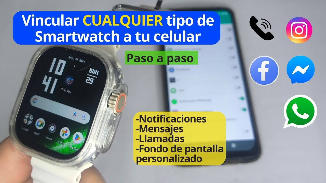 Cómo configurar cualquier reloj inteligente con el teléfono/ Cómo conectar smartwatch a mi celular