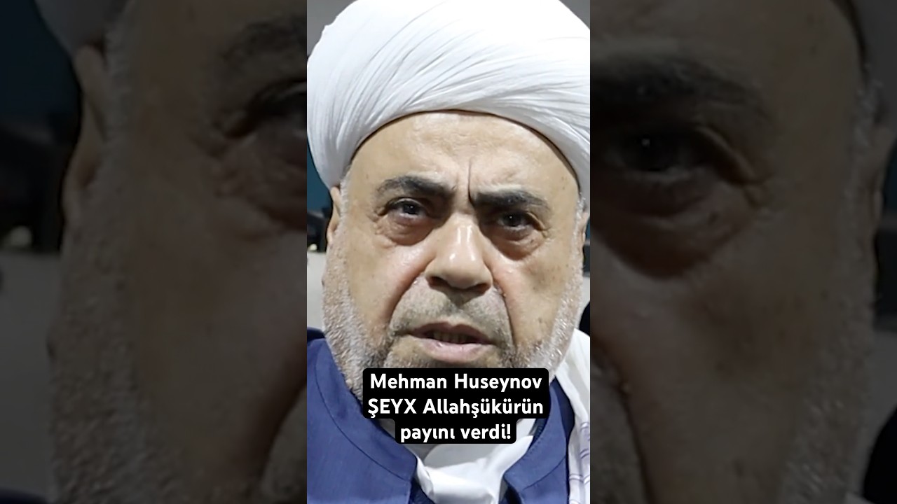 Şeyx Allahş&uuml;k&uuml;r Paşazadə niyə həbs olunmur? Şeyxin bu qədər pulu, var-s&ouml;vləti hardandır? Cavab ver!